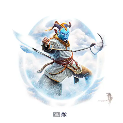 Avatar legend of Aang, 4 elements tattoo design idea