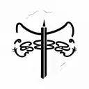 The bible verse 2 Timothy 1:7 tattoo design idea