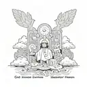 god knows everything happens for a reason I suffer tattoo design idea