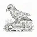 god knows everything happens for a reason I suffer tattoo design idea