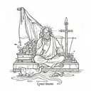 god knows everything happens for a reason I suffer tattoo design idea