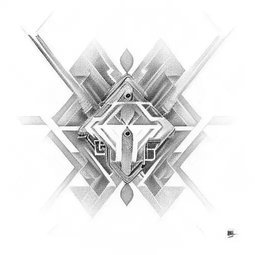 cybersigilism ken carson tattoo design idea