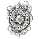 vortex tattoo tattoo design idea