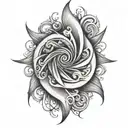 vortex tattoo tattoo design idea