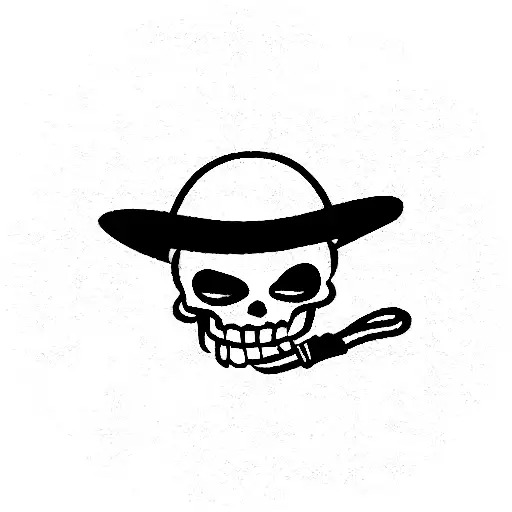 straw hat pirates tattoo design idea