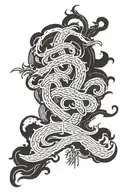 loyalty and commitment translated in japanese text tattoo design idea