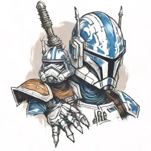 Final Fantasy 7, Star Wars Captain Rex, how to Train Your Dragon tattoo design idea