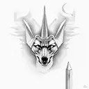 anubis poseidon thor en el brazo tattoo design idea