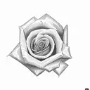 snake in a rose bush tattoo design idea