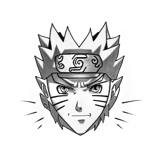 Easy anime sketch | how to draw naruto half face step-by-step - YouTube