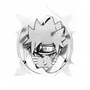 naruto ans sasuke tattoo design idea