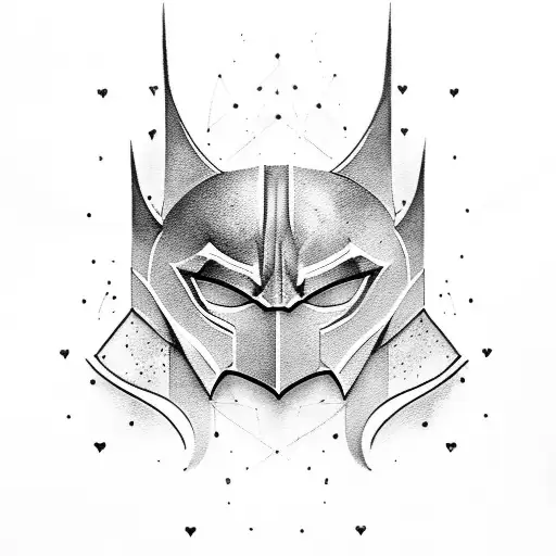 Batman logo Nolan names tattoo design idea