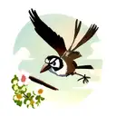 Sparrow tattoo design idea