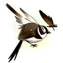 Sparrow tattoo design idea