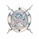 the letters "FDG" in OTF rappper font tattoo design idea