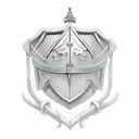 knights armour tattoo design idea