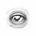 intuition eye tattoo design idea