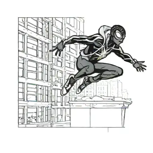 miles morales leap of faith tattoo design idea