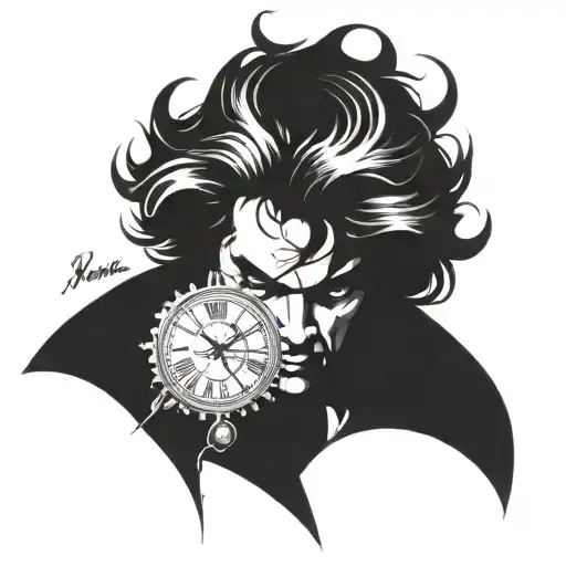 Clockwork Beethoven tattoo design idea