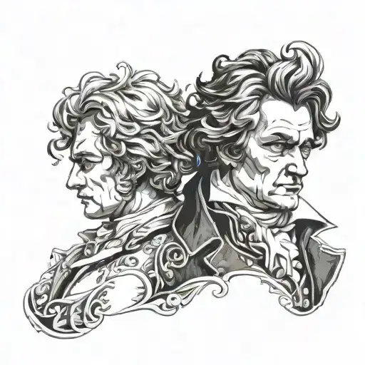 beethoven tattoo design idea