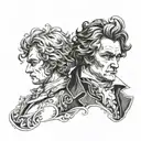 beethoven tattoo design idea