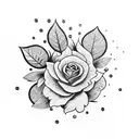 Intricate lash design with a touch of floral elements tattoo design idea