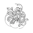 "spotless" in cursive tattoo design idea