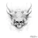 paradise in hell tattoo design idea