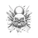 paradise in hell tattoo design idea