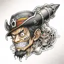 one piece tattoo design idea