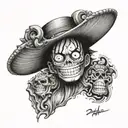 one piece tattoo design idea