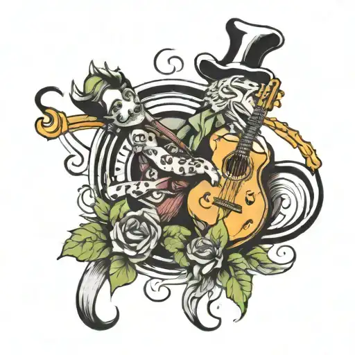 music soothes the savage beast tattoo design idea