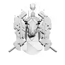 trojan horse, beer, ball tattoo design idea