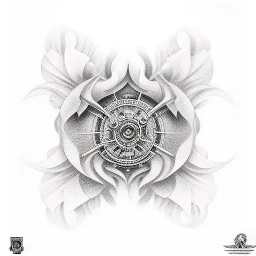 brujula con el nombre de Luis tattoo design idea