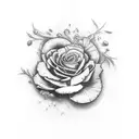 brujula con el nombre de Luis tattoo design idea