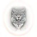 brujula con el nombre de Luis tattoo design idea