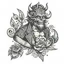 FTW IDGAF tattoo design idea