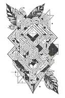 minimal hiphop and a tattoo that reminds me of family be mysterious tattoo design idea