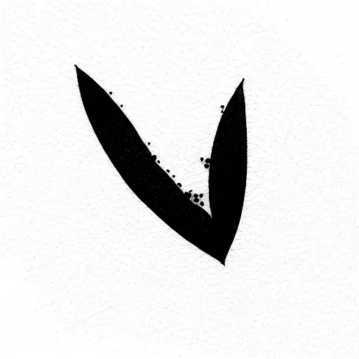 letrer m three times tattoo design idea