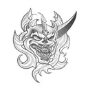 Dagger tattoo design idea