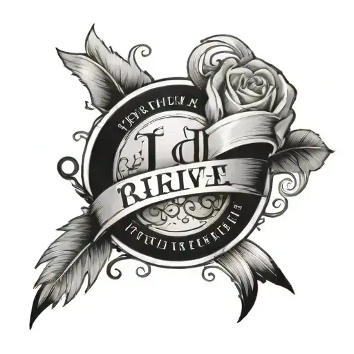 the word "ID" in the middle; the date "14/09/24"; the phrase "You already have your answer!"; Only Lettring tattoo design idea