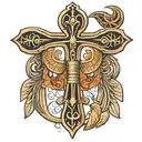 egypt ankh symbol tattoo design idea