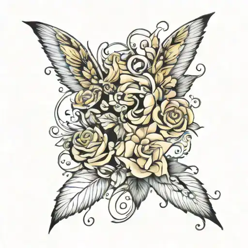 amat victoria curam tattoo design idea