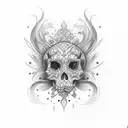 The tattoo should only say Amat Victoria Curam tattoo design idea