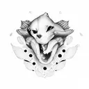 The tattoo should only say Amat Victoria Curam tattoo design idea