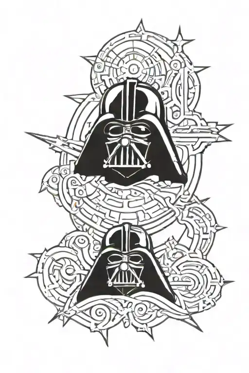 star wars imperial logo tattoo design idea