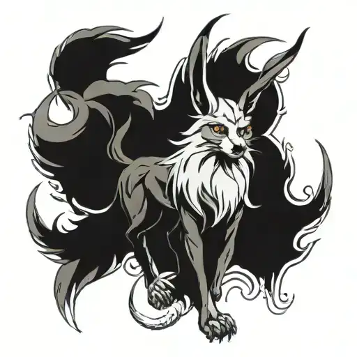 Kurama tattoo design idea