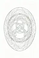 infinity symbol with a circle tattoo design idea