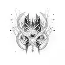 A Harry Potter themed sleeve featuring various Patronus animals intertwined with magical elements tattoo design idea