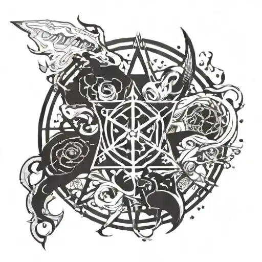 i want a tatoo that represents 3 breaking points of my life that give me strength but i want more of a non bulky symbol tattoo design idea